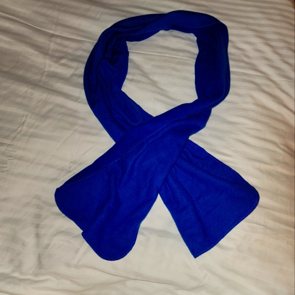 New blue Fleece scarf